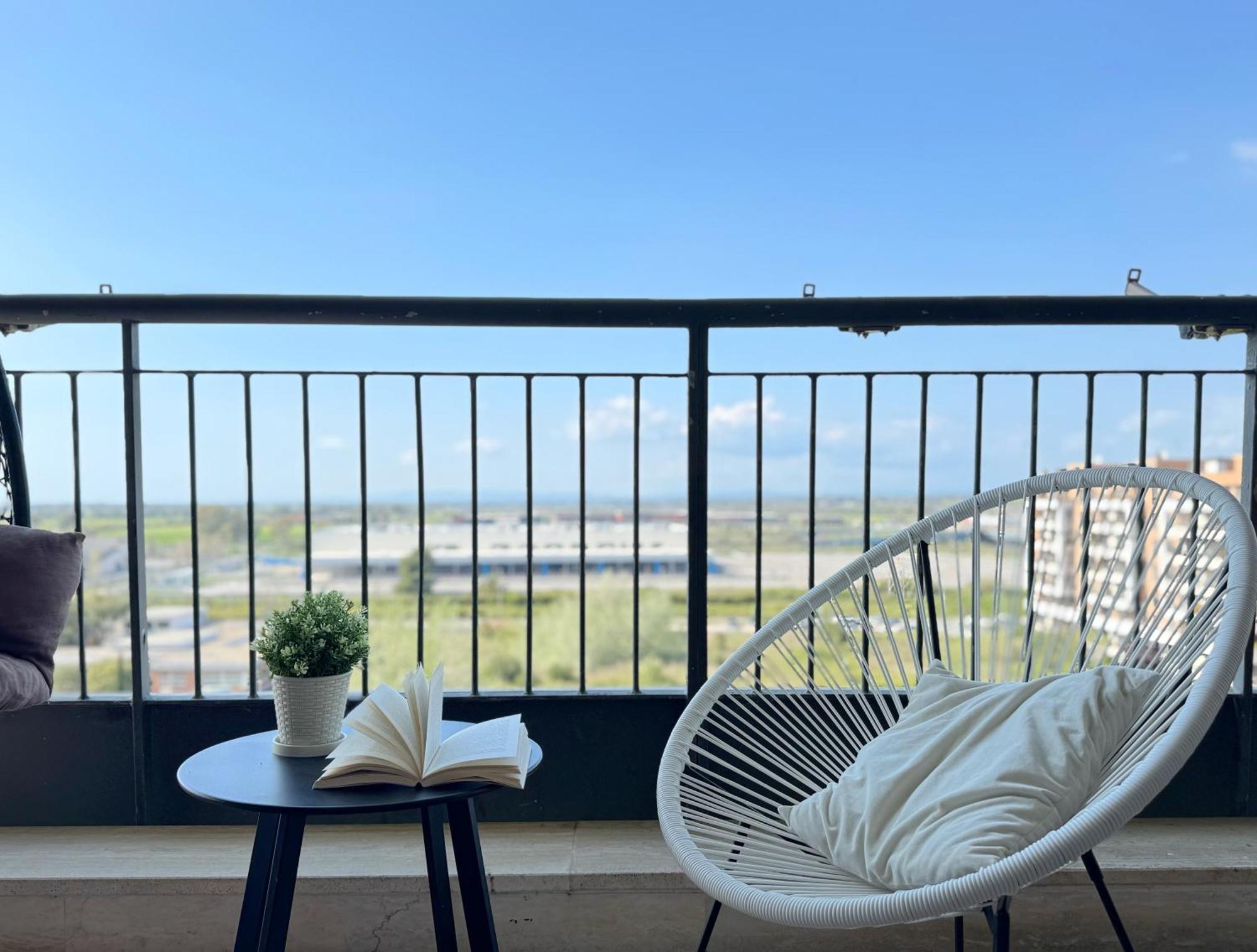 Sunset Escape Apartment - Panoramic Terrace Fiumicino Ngoại thất bức ảnh
